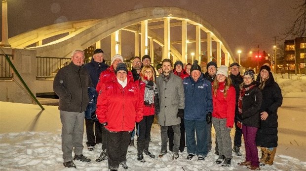 Le Pont Salaberry revêt ses plus beaux habits pour le 150e anniversaire 