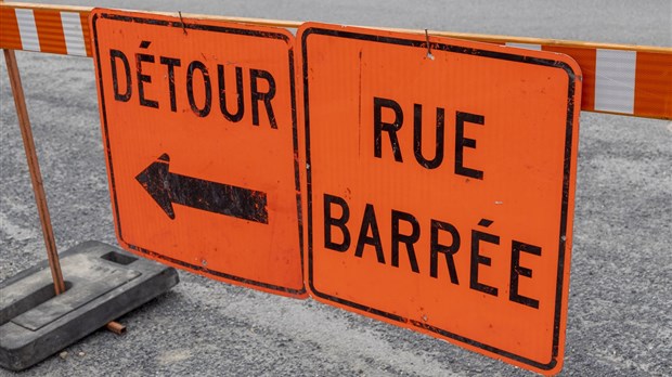 Entrave sur l'Avenue Bédard ce jeudi en soirée à Saint-Lazare 