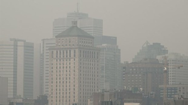 Environnement Canada lance une alerte au smog pour le sud-ouest du Québec