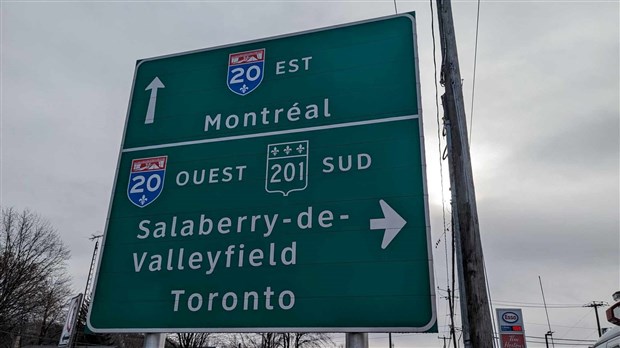 Entraves de nuit à prévoir de l'autoroute 20 à Saint-Zotique