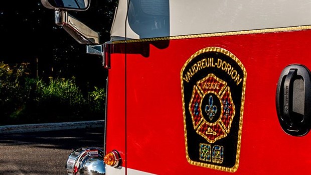 Les pompiers de Vaudreuil-Dorion en entraide à Salaberry-de-Valleyfield 