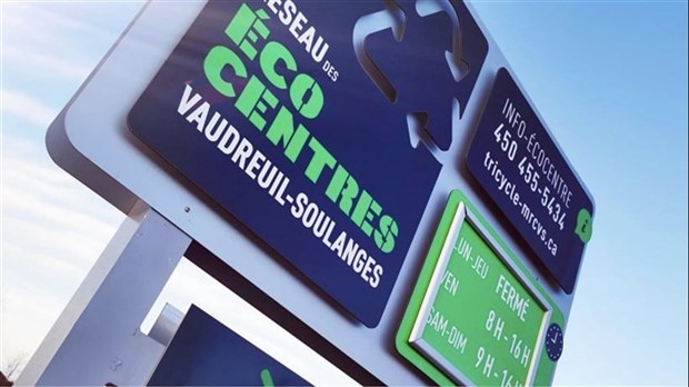 Retour à l'horaire d'été pour les écocentres de Vaudreuil-Soulanges