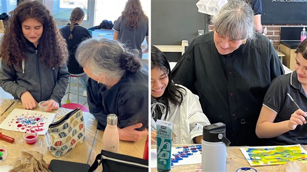 Vernissage April 11: Annick Gauvreau exhibits with Cité-des-Jeunes art students