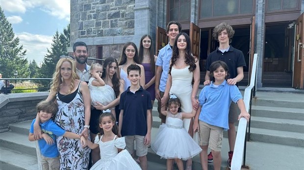 La Famille Groulx sur le point d'accueillir son 13e enfant