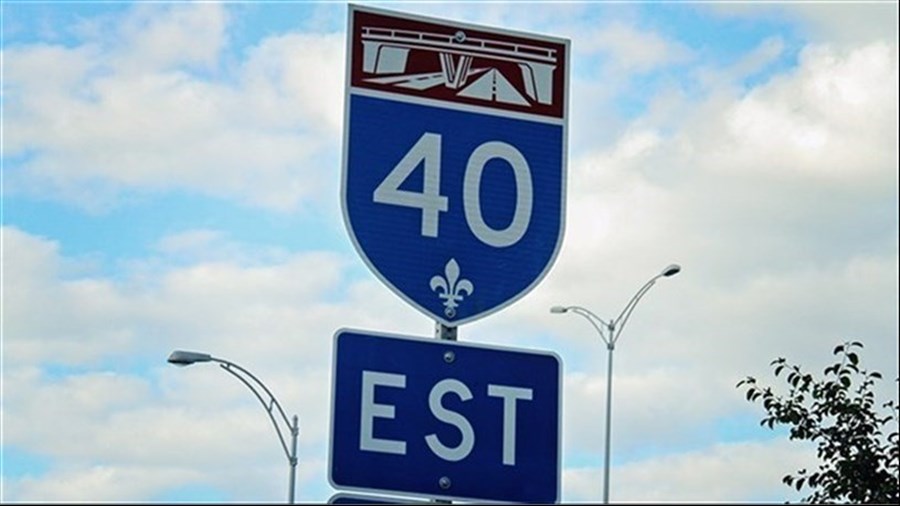 Nouvelles fermetures sur l'autoroute 40 Est