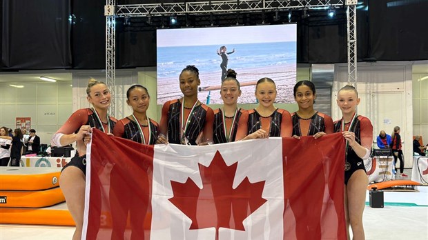 Gymnast Coralie Demers of Notre-Dame-de-l'île-Perrot wins team award