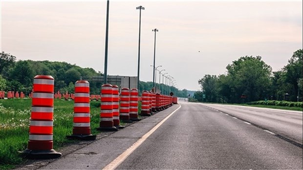 Pont de l'Île-aux-Tourtes: fermeture de l'autoroute 40 ouest vers Vaudreuil-Dorion cette nuit 