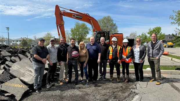 Un nouveau terrain de basketball prendra bientôt place au parc Marquette 