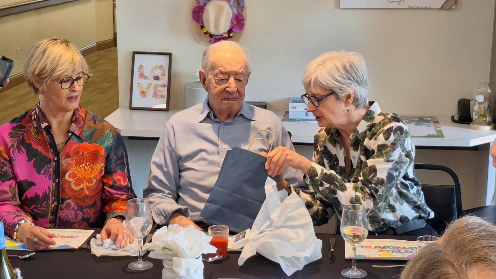 MarieClaude Nichols celebrates Claude Lalonde's 100th birthday