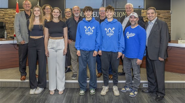 The City of Vaudreuil-Dorion financially supports six young athletes   