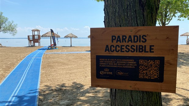 A step closer to universal accessibility at Plage de Saint-Zotique  