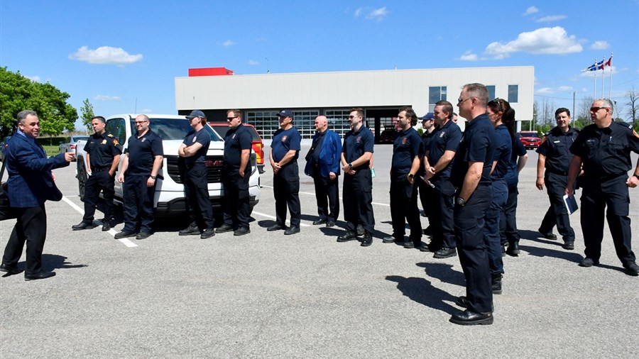Clandestine laboratory training for Vaudreuil-Soulanges firefighters  