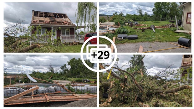 En images : un paysage désolant au lendemain de la tornade
