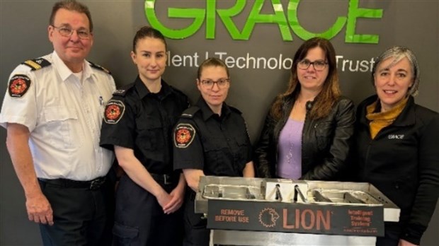Don d’un simulateur au Service de sécurité incendie de Salaberry-de-Valleyfield 