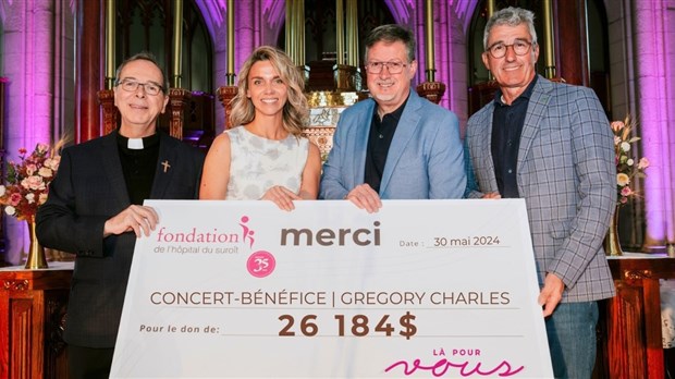 Grand succès du concert-bénéfice de Gregory Charles pour la Fondation de l'Hôpital du Suroît