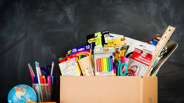 Collecte de matériel scolaire réutilisable à Rigaud à l'aube de la fin des classes 
