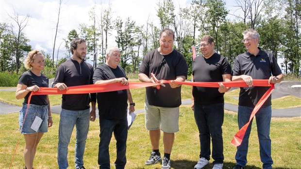 Inauguration du nouveau pumptrack à Saint-Zotique 