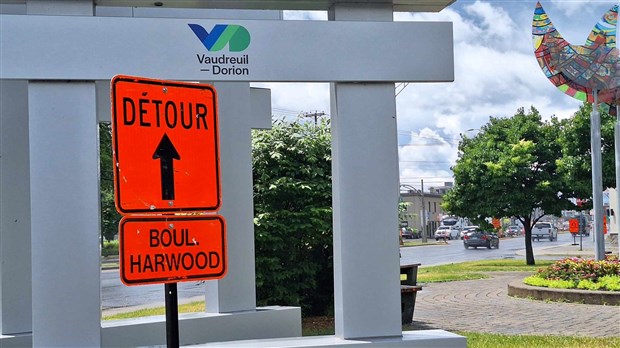 Fermeture de l'autoroute 20 à Vaudreuil-Dorion