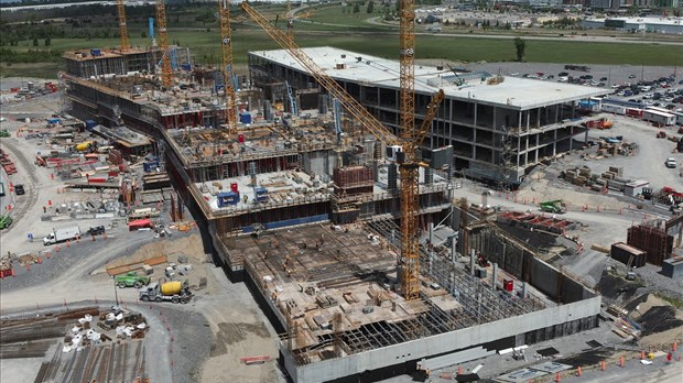 Hôpital de Vaudreuil-Soulanges | Avancement des travaux de construction sur le chantier