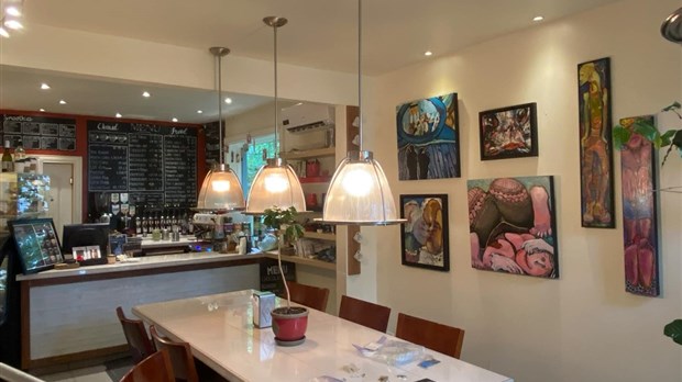 Diane Collet expose au Cafexo jusqu'à la fin juillet
