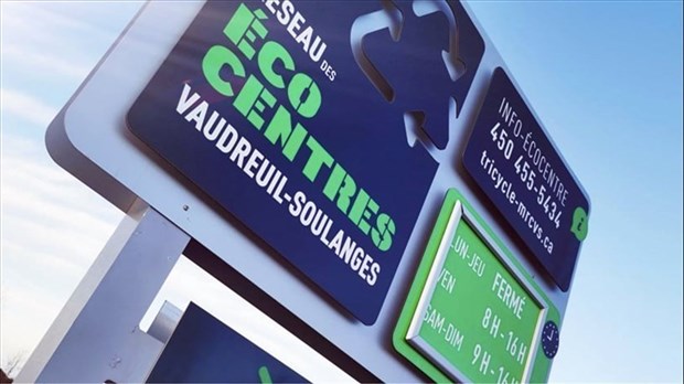 End of measures in place at the Vaudreuil-Soulanges ecocenter network   