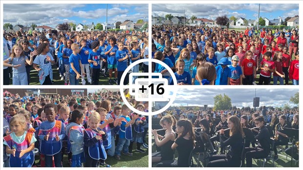 Video | 4,000 students sing their hearts out in Vaudreuil-Dorion