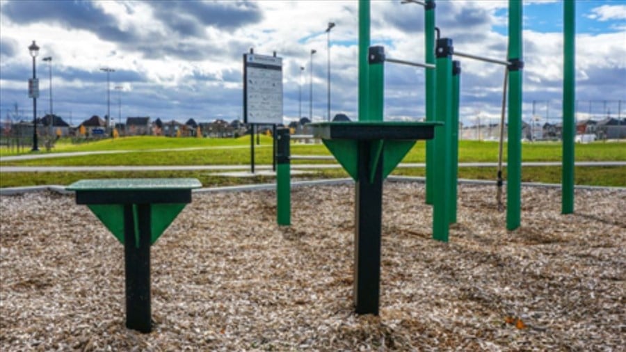 Des modules d’entraînement extérieur au parc Michel-Martin en 2026