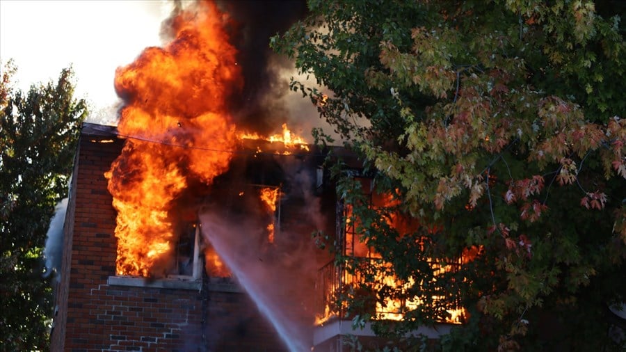 Les pompiers de Vaudreuil-Dorion en entraide à Salaberry-de-Valleyfield 