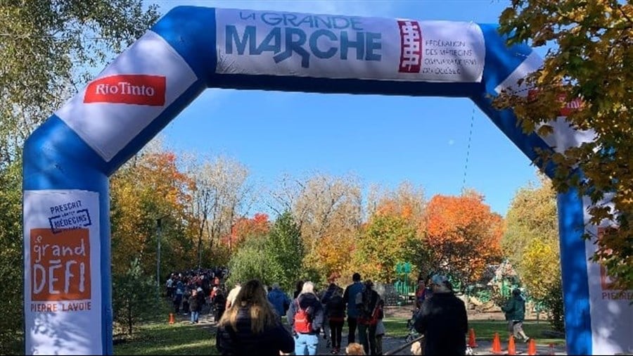 Le retour de la Grande marche à Salaberry-de-Valleyfield