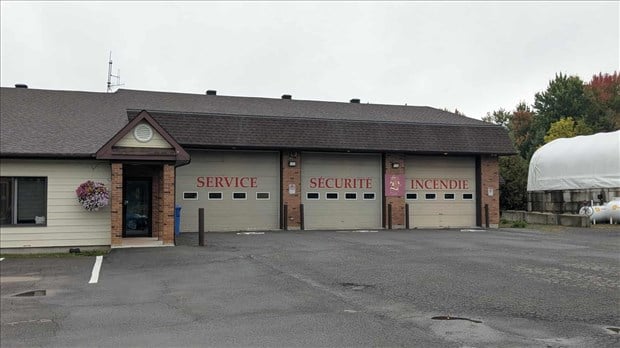 Important feu de forêt à Sainte-Justine-de-Newton