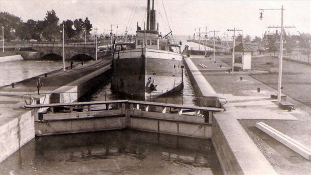 Il y a 126 ans, le 9 octobre 1899 le canal de Soulanges ouvrait à la navigation