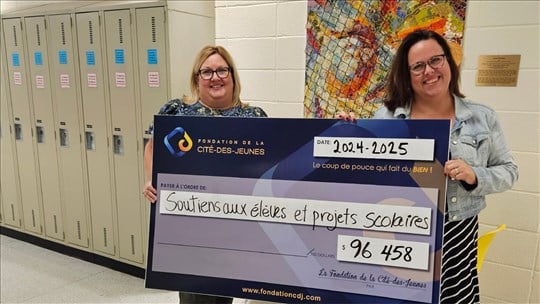 Fondation de la Cité-des-Jeunes: 94 458$ pour soutenir la réussite scolaire 