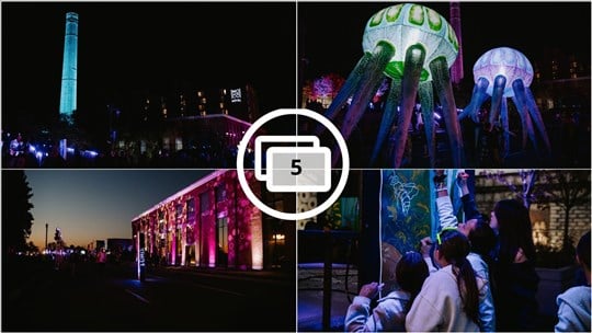 La 6e édition de Lumix transforme l’avenue du Centenaire en parcours lumineux