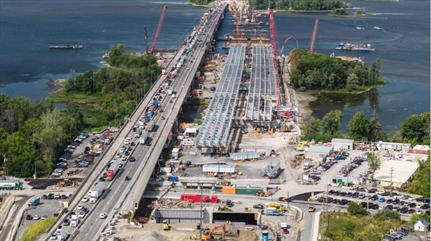 Travaux au pont de l’Île-aux-Tourtes : fermeture complète de l’A-40 ouest
