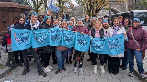 La CDC Vaudreuil-Soulanges marche pour l’égalité et la justice à Québec