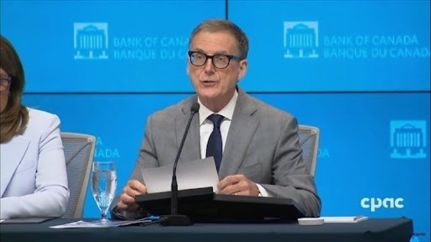 La Banque du Canada réduit son taux directeur à 2,25 %
