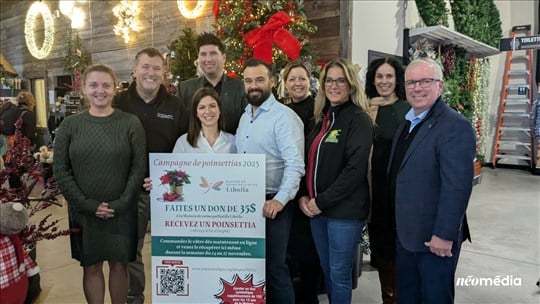 La 15e édition de la campagne de poinsettias est officiellement lancée 