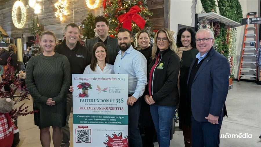 La 15e édition de la campagne de poinsettias est officiellement lancée 