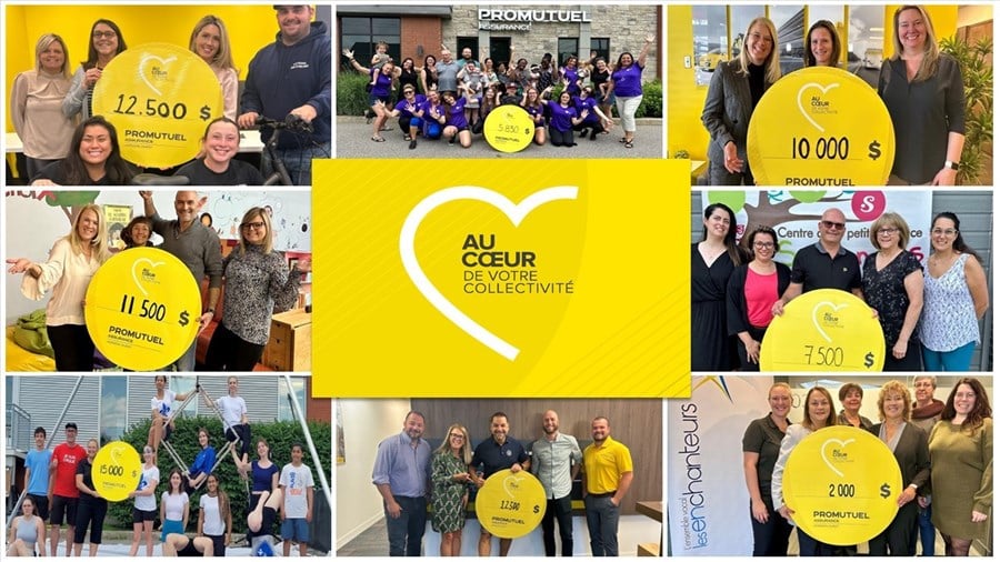 Promutuel remet 75 000 $ à des organismes de Vaudreuil-Soulanges