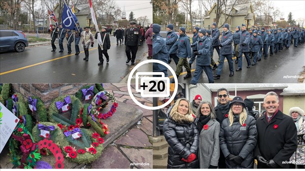 Retour en images sur la cérémonie du Jour du Souvenir à Hudson