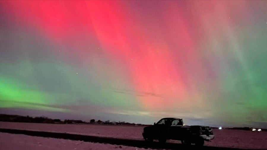 Des aurores boréales observées dans la région