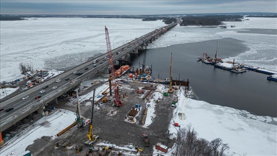 Fermeture complète du pont de l'Île-aux-Tourtes