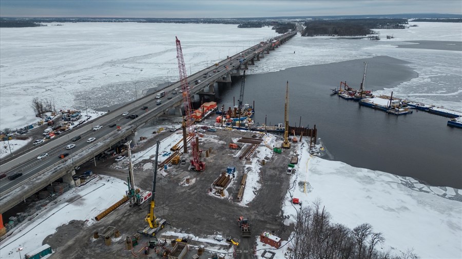 Pont de l'île-aux-Tourtes: réouverture plus rapide que prévu