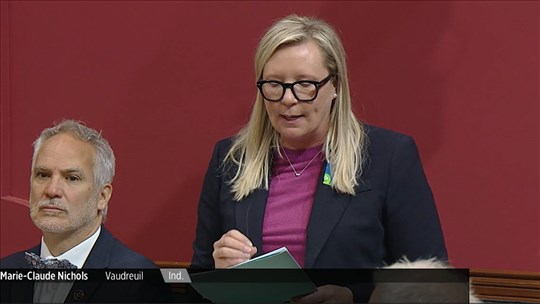 Marie-Claude Nichols dénonce l’inaction du ministre de la Santé
