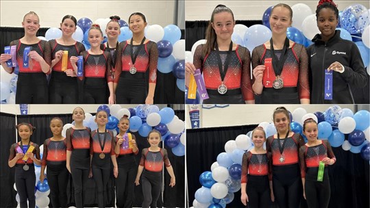 Belle fin de semaine pour le club Gymini