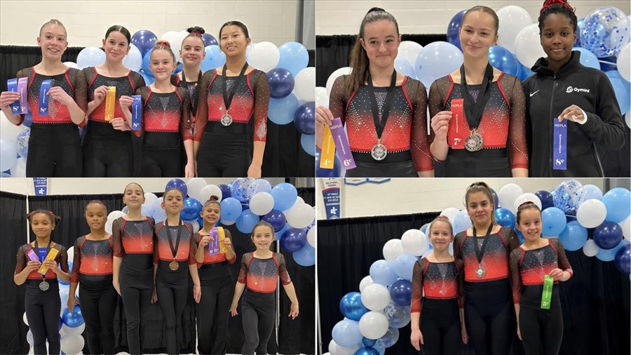 Belle fin de semaine pour le club Gymini