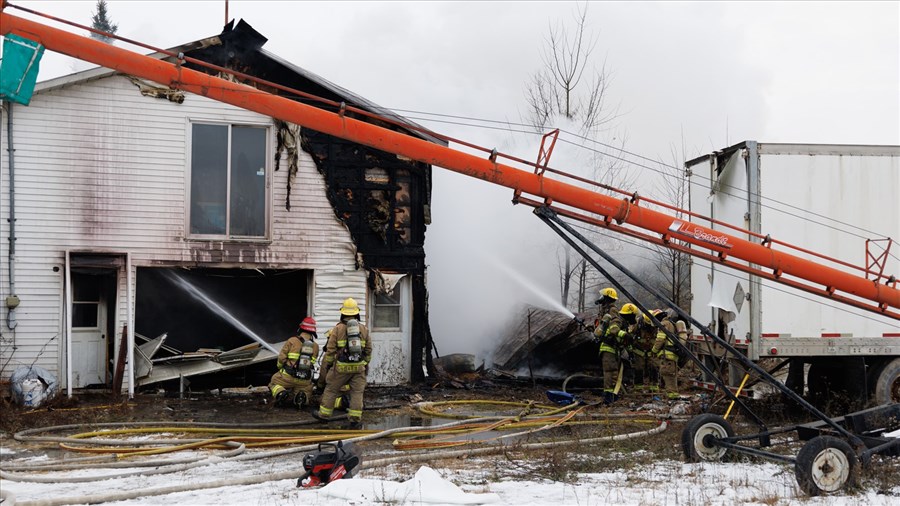 Important incendie à Coteau-du-Lac