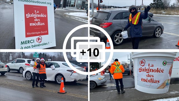 Guignolée des médias: plus de 150 000 $ amassés pour Moisson Sud-Ouest 