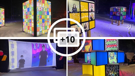 Les élèves d'art-étude présentent leurs oeuvres à Lumin'Art