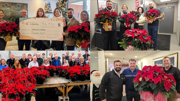 Maison de soins palliatifs Libella: résultat de la Campagne de poinsettias 2025 